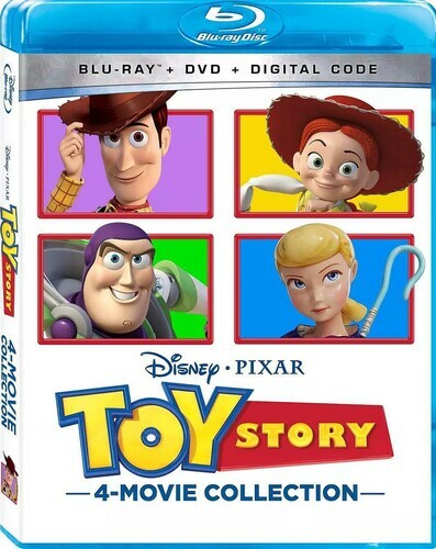 トイストーリー　　4ムービーコレクション　DVD/Blu-ray Amazon.com: Toy Story: 4 Movie Collection, Blu-ray + DVD +