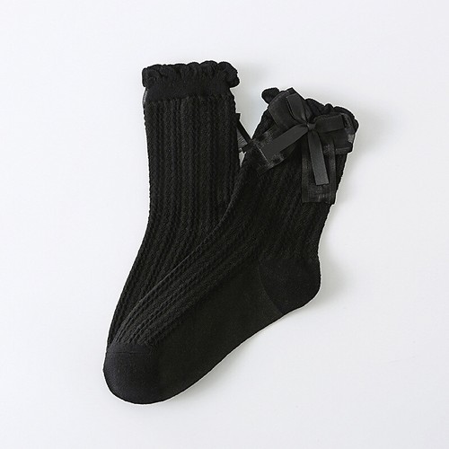 3 Paar Damen Mädchen Baumwolle Crew Socken Spitze Rüschen Rüschen Lolita Prinzessin Socken - Bild 13 von 16