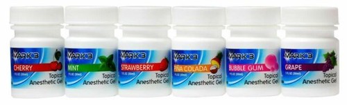5 Bottles MARK3 Dental Topical Anesthetic Gel 20%Benzocaine 1 oz - Afbeelding 2 van 9
