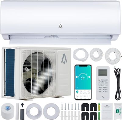 9000/12000/36000 BTU Mini Split Air Conditioner Ductless Inverter AC Heat Pump 