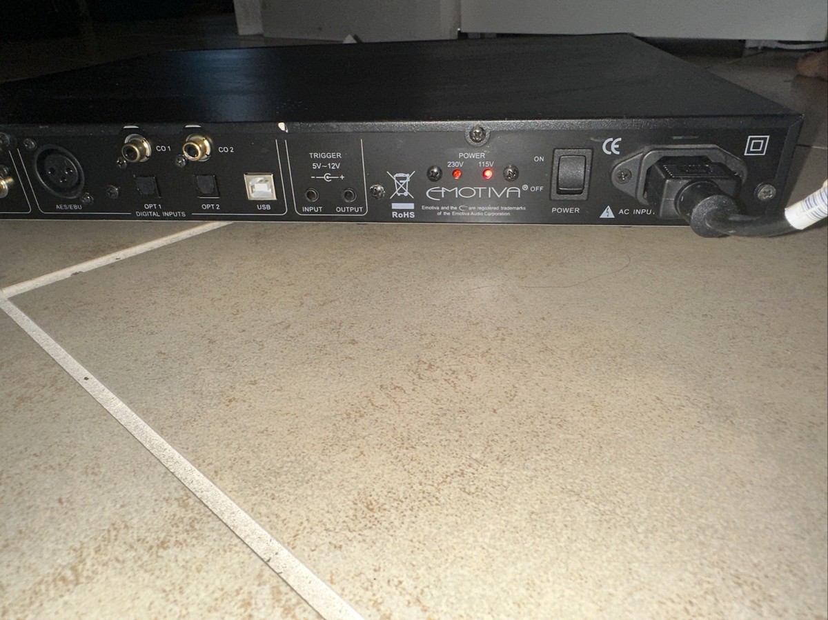 EMOTIVA XDA-1 DAC Processor - Tested & Working! | eBay EMOTIVA XDA-1 DAC Processor - Tested & Working! | eBay