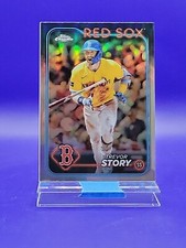 Trevor Story 2024 Topps Chrome Refractor SP 🔥 Red Sox
