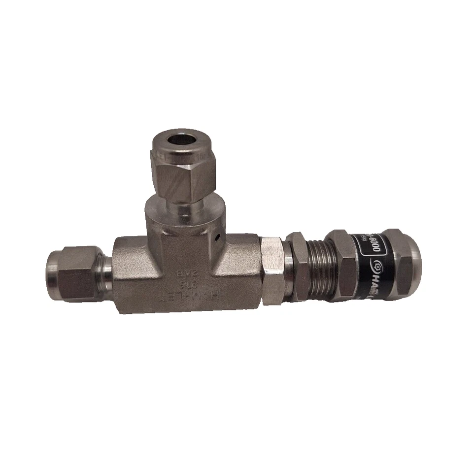 5,000 psi Ham-Let High Pressure Relief Valve, 1 97/100" L, H-900-HP-SS-L-1/4-H - Image 2 of 4