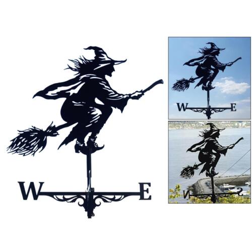 Metall Hexe Wetterfahne Wetterfahne Windrichtungsanzeiger Hof Garten, - Bild 6 von 6