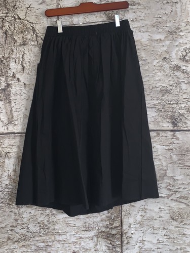 Naggoo Women’s Black Size L Casual Front Button A-Line Skirt - Picture 3 of 9