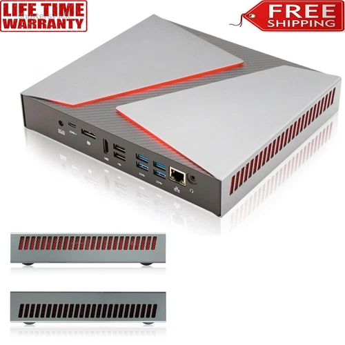 8-Core Mini Desktop Computer Gaming Mini PC ITX GTX 1650 4G Graphics Card