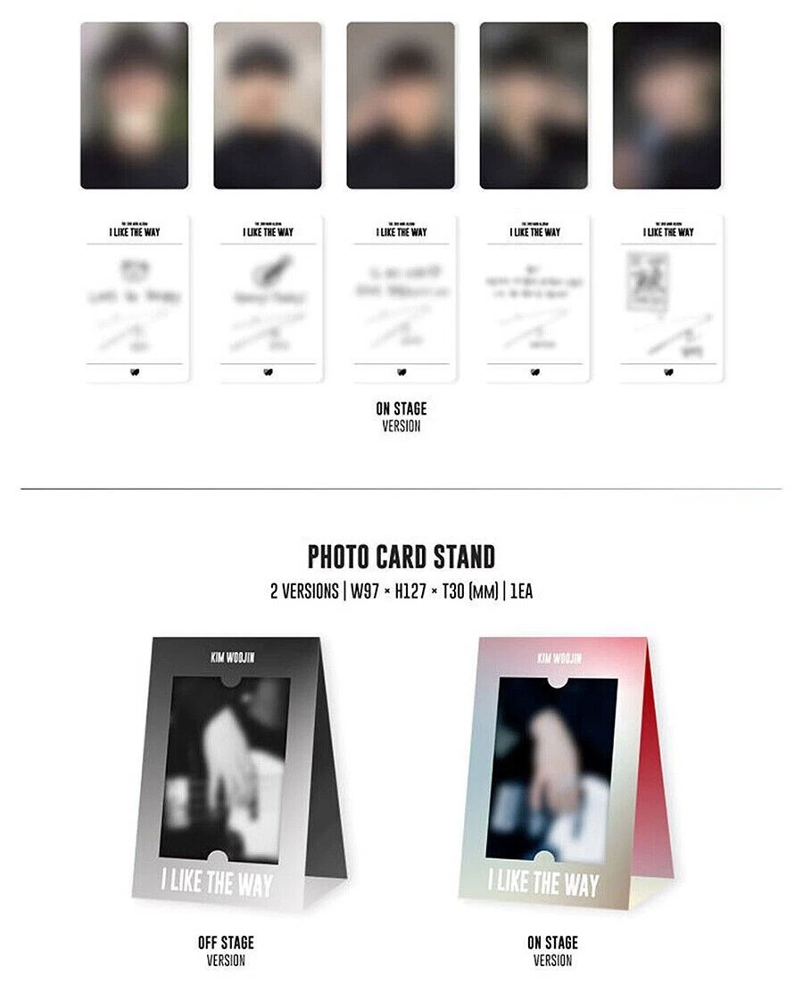 KIM WOOJIN [I LIKE THE WAY] 3rd Mini Album ON STAGE CD+F