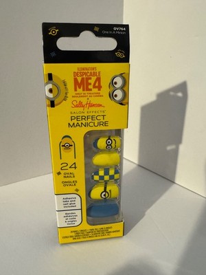 SALLY HANSON SALON DESPICABLE ME 4 - 24 OVAL PRESS ON NAILS OV764