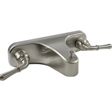 Upgraded Mobile Home Tub/Shower Faucet - 8-inch Brushed Nickel Dual Control