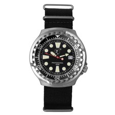 BOMBFROG PRO500 Herren Taucheruhr 500m Edelstahl Diver Quarz NATO-Armband