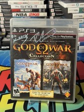 GOD OF WAR I & II COLLECTION - PS3 - signed by T.C. Carson - JSA COA