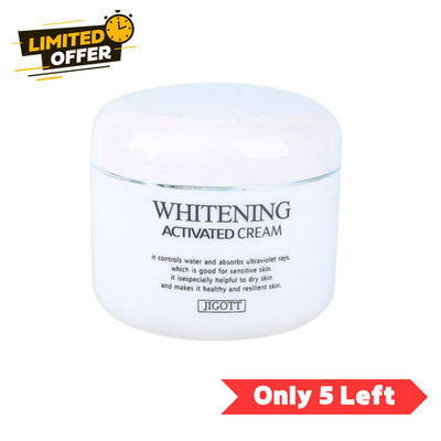 JIGOTT Whitening Activated Cream 100ml K-Beauty Dual-Functional Brightening KOR