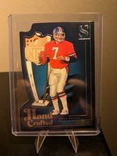Panini Silhouette Hand Crafted John Elway Football Denver Broncos Card #14