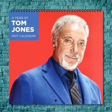 Tom Jones 2027 Wall Calendar 12 Month Celebrity Photo Fan Collectible