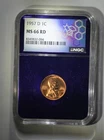 1957-D Lincoln Wheat Cent NGC MS-66 RD Trader Bea Holder!