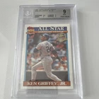 Topps 1991 Desert Shield All Star Ken Griffey Jr. #392 BGS 9 Mint Baseball Card