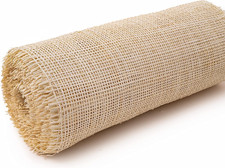 24" Width Square Rattan Cane Webbing Roll 15 Feet for Caning Projects Fine Radio