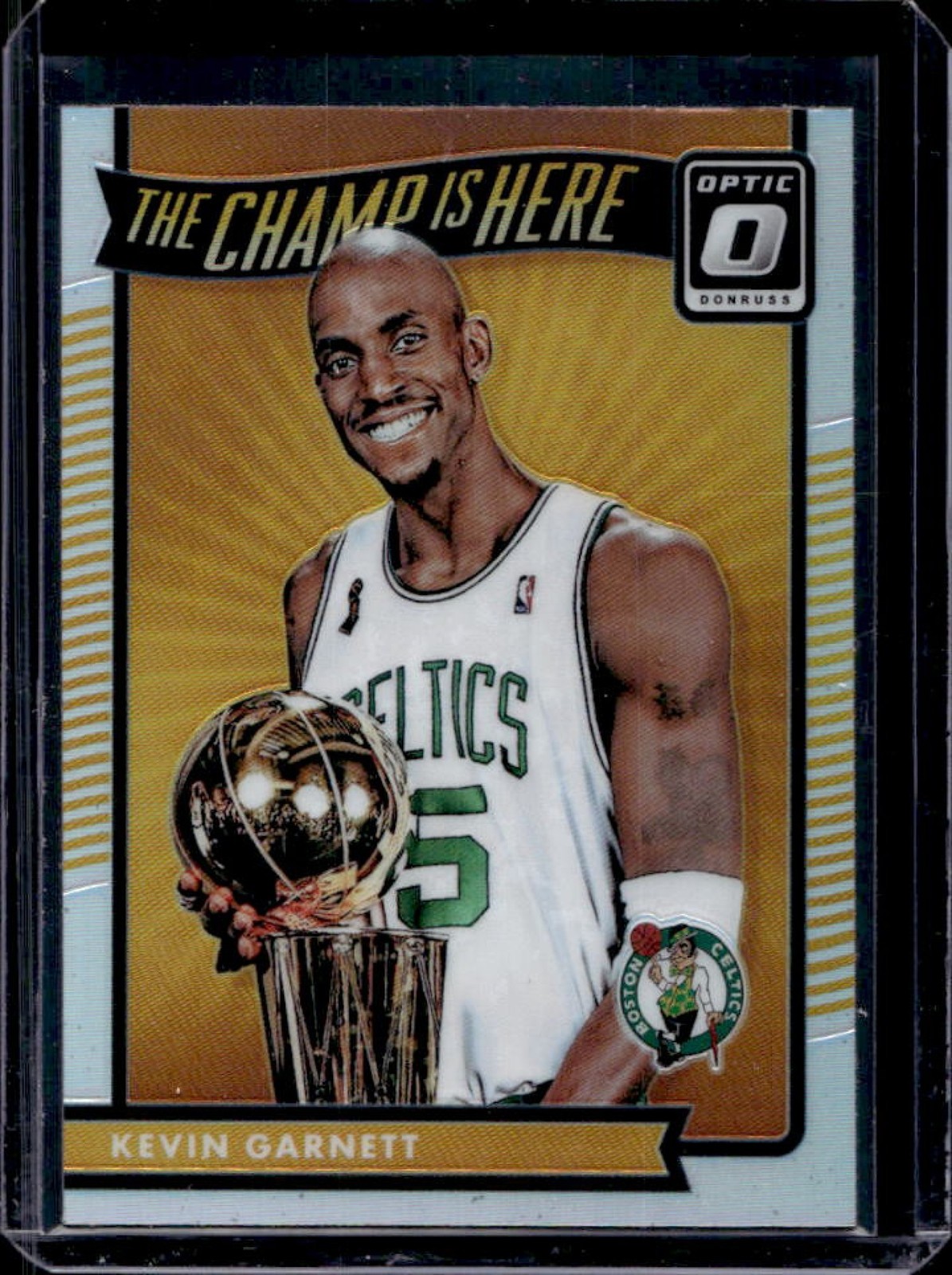 2016-17 Donruss Optic Kevin Garnett The Champ is Here Holo #11 Celtics