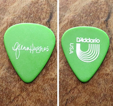 Glenn Hughes - Tour Guitar Pick ~ Green/White D'Addario Deep Purple Dead Daisies