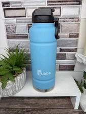 Bubba Trailblazer ‘Pool Blue Vacuum Insulated SS Thermos 40oz Bottle W/ Straw EC
