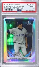 2014 Bowman Draft Chrome Refractor Jordan Montgomery #CDP114 PSA 9 MINT 5w7