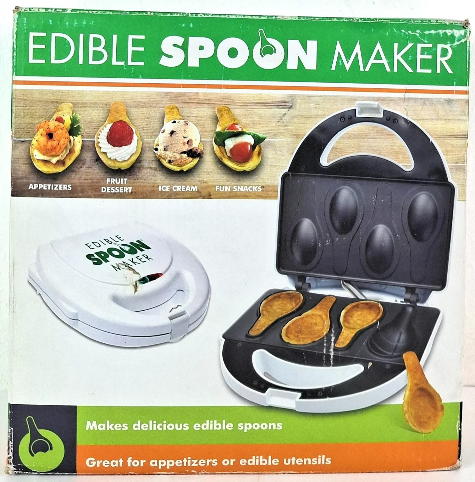 Edible Spoon Maker Machine Great for Appetizers or Edible Utensils