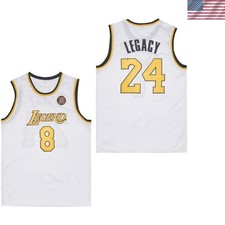Men's Legend 8 24 Basketball Jersey,90S Hip Hop Sports Shirts for Men