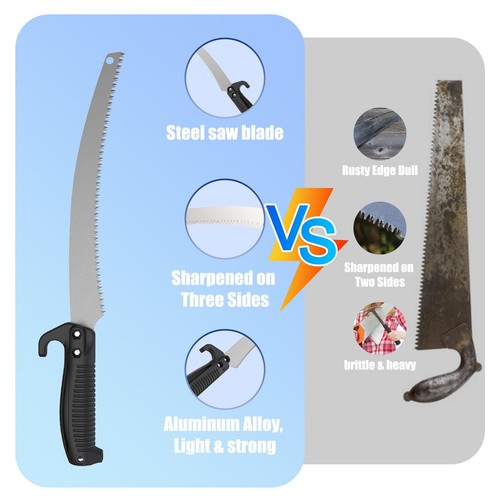 26FT Reach Pole Saws for Tree Trimming with 5-20FT Telescoping Extension Pole... - Bild 8 von 9