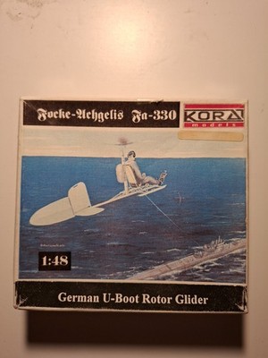 Korax Models German U-boot Rotor Glider Nie Aufgebaut