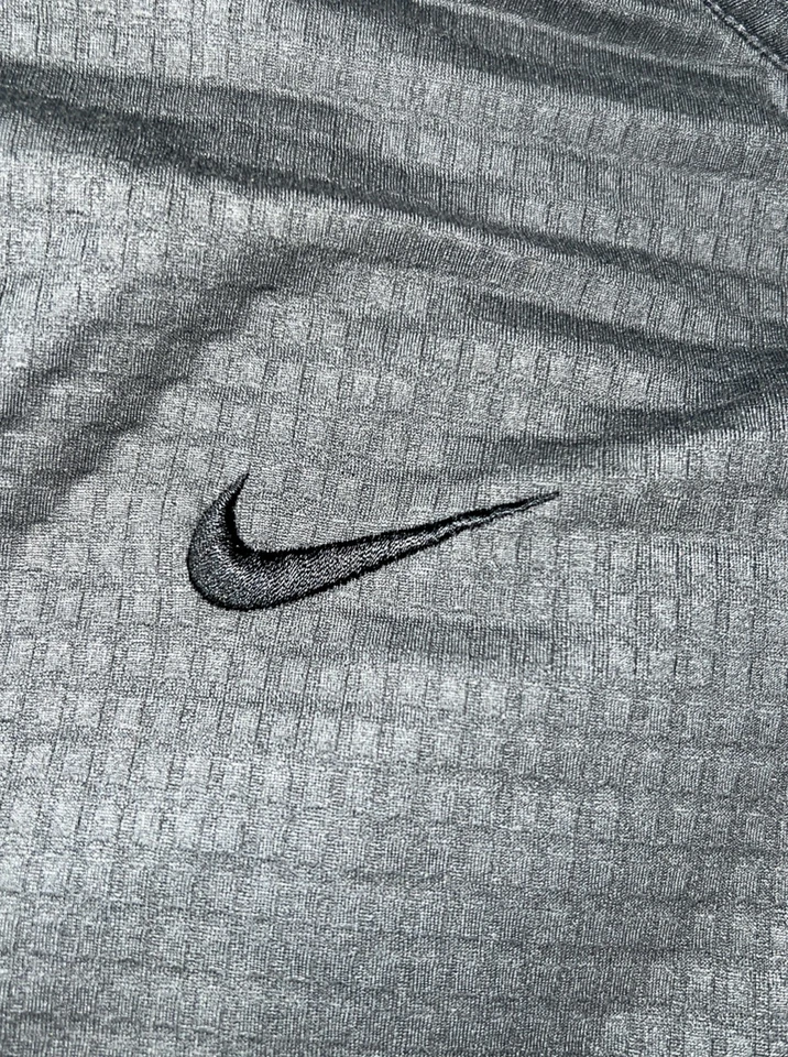 Nike St Louis Blues Dri-Fit Half-Zip Gray&Black Pullover - Preowned - Image 2 of 4