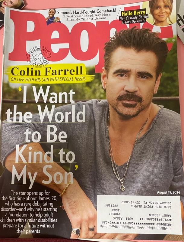 People COLIN FARRELL. 8-19-24