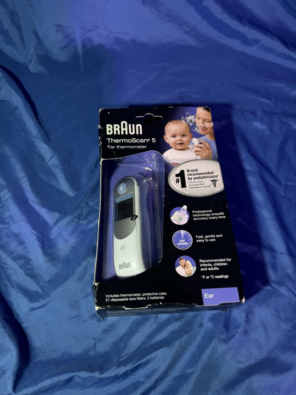 Braun ThermoScan 5 with ExactTemp Ear Thermometer  **NEW, OPEN BOX**