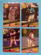1994 Signature Rookies Gold Standard – 4 “Gold Signature” inserts (baseball)