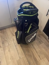 Taylormade Golf Cart Bag Black and Green, Light Weight, 14-Way Divider