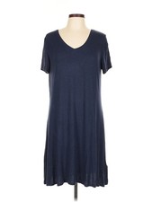 Amazon Essentials Women Blue Casual Dress L