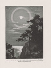 Effet De Lumière Halo Lunaires De 1912 Nimbus Icebow Glorieuse