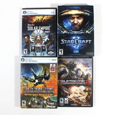 Sci-Fi Strategy RTS Lot of 4 PC Games, Keys Included - Free Shipping