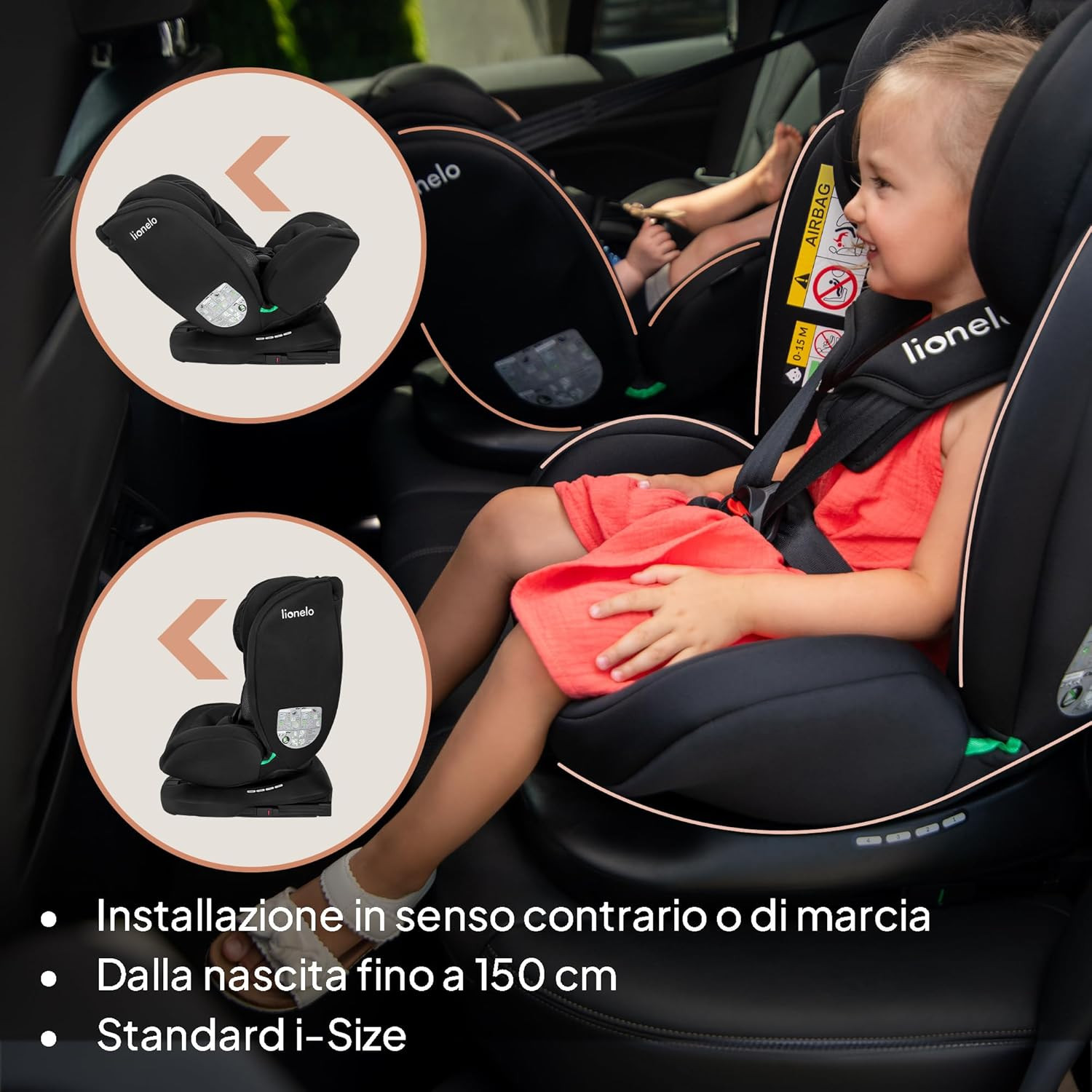 Seggiolino Auto Evolutivo Bastiaan I-Size 4-In-1 foto 5
