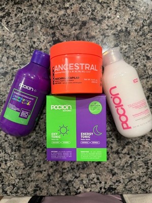 LA POCIÓN - KIT CRECIMIENTO / SHAMPOO + ACONDICIONADOR + MASCARILLA + TÓNICO  