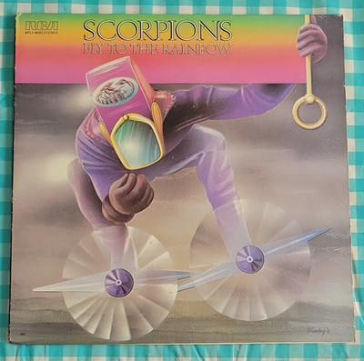 Scorpions Fly to the Rainbow Rock LP 1974 RCA Victor 12'' 33 RPM AFL1-4025