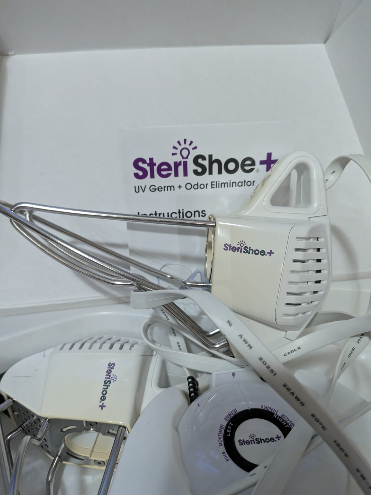 STERISHOE+UV Germ & Odor Eliminator STSH-PLUS-001 Steri Shoe Sanitizer All Sizes