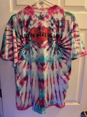 Liquor Lloyds Beach House All You Need Is Love Tie-dye T-shirt Large Men's
