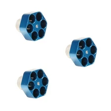 LOT of (3) Pachmayr Aluminum Comp Speedloader Blue Finish For S&W N Frame #02655