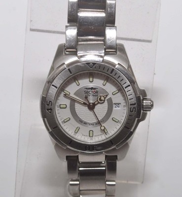 Sector No Limits ADV 7500 SS Swiss Made 100m Diver's Women s 32mm Quartz Watch