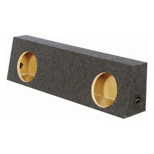QPower Dual 12" Sealed Heavy Duty Empty Woofer Box