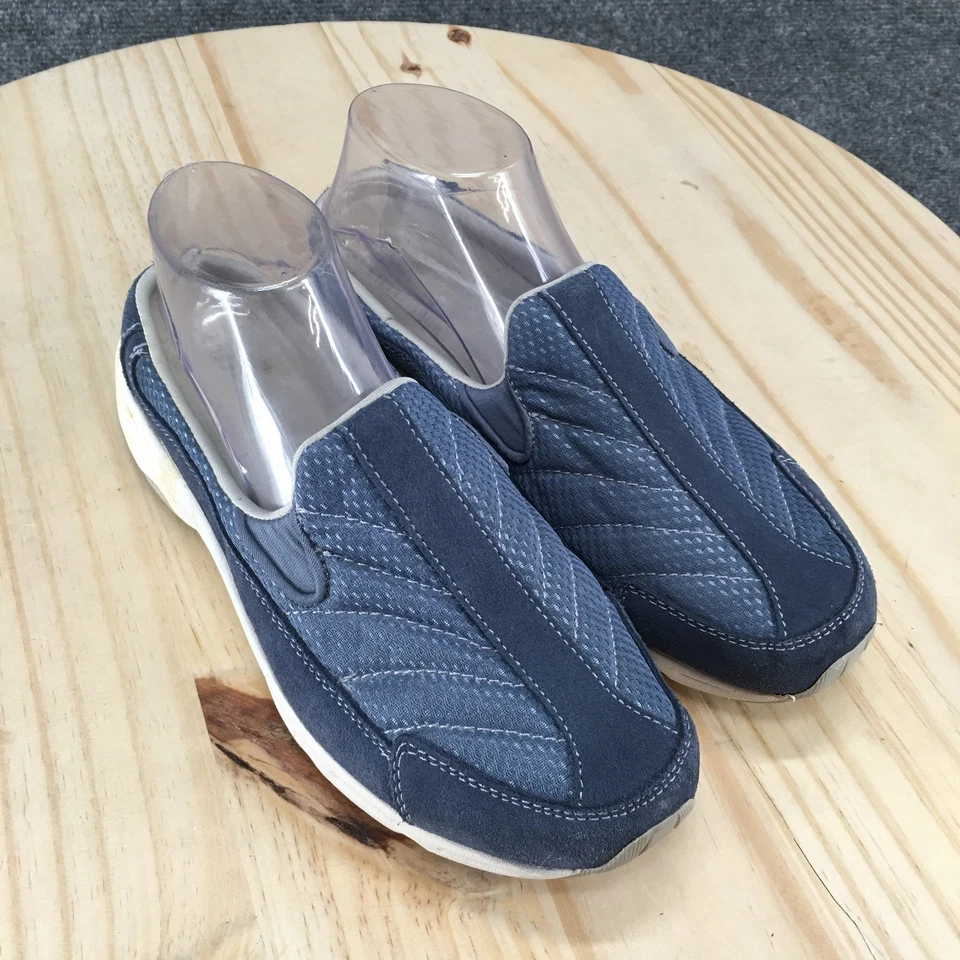 Туфли женские Easy Spirit 9 M Hotrace Mule сабо синие кожаные с закрытым носком комфортные - Изображение 3 из 4