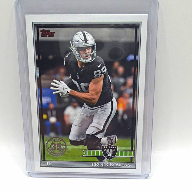 Topps 2025 Topps Football 35th Anniversary #91TF-34 Brock Bowers Raiders NFL