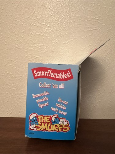 Vintage 1996 Die Schlümpfe Pilot Schlumpf & Druckguss Flugzeug Spielset - Neu in Verpackung - Bild 5 von 11