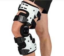 Orthomen OA Unloader Right Knee Brace Medial/Lateral Support Adjustable Hinged