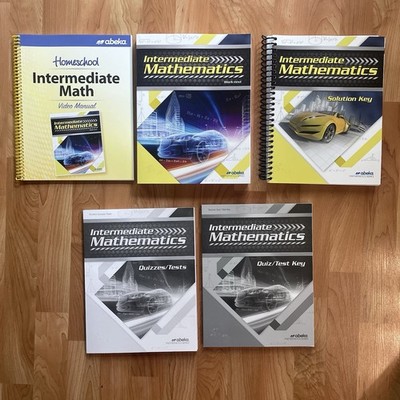 NEW Abeka 7th Grade Intermediate Math, Work Text, Quizzes/Tests, Solutions Key